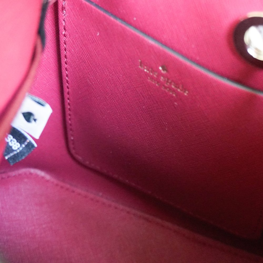 Kate Spade Eve S Bucket Xbody Bag Purple Multi - Picture 12 of 15